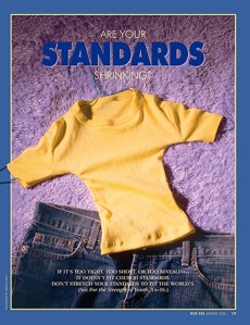 Are Your Standards Shrinking