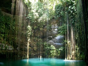 Grotto in Cancun, Mexico