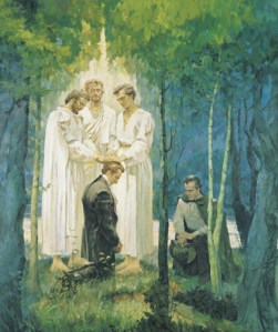 Peter, James and John Confirm the Keys to Joseph Smith and Oliver Cowdery